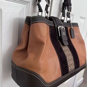 Coach Tan Leather Interior